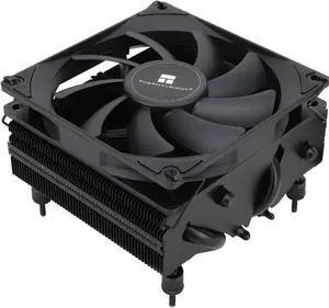 Thermalright AXP-90 X53 Black Low Profile CPU Air Cooler with Quite 90mm TL-9015B Low Profile PWM Fan, 4 Heat Pipes, 53mm Height, for AMD AM4/Intel LGA 1150/1151/1155/1156/1200/1851 (AXP-90 X53 Black)