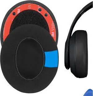 Geekria Sport Cooling-Gel Replacement Ear Pads for Beats Studio 3 Wireless Headphones Ear Cushions, Repair Parts (Black)