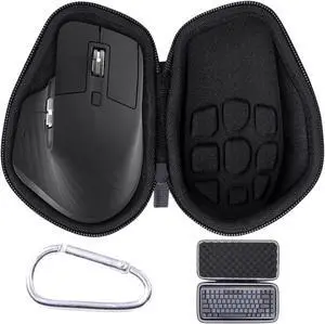 Hard Case for Logitech MX Master 3S + Mechanical Mini Keyboard