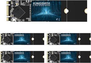 KINGDATA SSD M.2 2280 64GB Ngff Internal Solid State Drive High-Performance Hard Drive for Desktop Laptop SATA III 6Gb/s (M.2 2280,64GB*5 Pack)