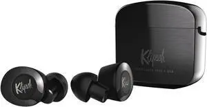 Klipsch T5 II Active Noise Cancelling ANC True Wireless Earphones in Gunmetal with AI Hands-Free Operation, Bluetooth 5.0, Best Fitting Earbuds with Patented Comfort, and a Wireless Charging Case