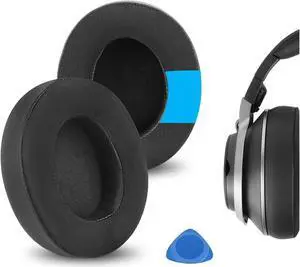 Geekria Sport Cooling-Gel Replacement Ear Pads for Turtle Beach Stealth Pro Headphones, Ear Cushions, Repair Parts (Black)