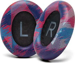 WC Wicked Cushions Upgraded Replacement Ear Pads for Bose 700 Noise Cancelling Headphones (NC700) - Softer PU Leather, Luxurious Memory Foam, Added Thickness, Extra Durable Ear Cushions |(Speed Racer)