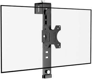 PUTORSEN 13 to 35 inch Cubicle Monitor Hanger,Height Adjustable Hanging Monitor Mount, Monitor Cubicle with VESA Mount 75x75mm and 100x100mm, Clamp Hook Top Holds Up to 26.4 lbs, Black