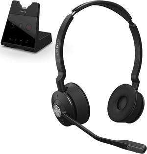 Jabra Engage 65 Wireless Headset, Stereo - Telephone Headset with Industry-Leading Wireless Performance, Advanced Noise-Cancelling Microphone, Call Center Headset with All Day Battery Life