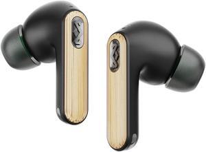 House of Marley Redemption ANC 2: True Wireless Earbuds with Microphone, Bluetooth Connectivity, 6 Hour Battery Life with in-Case Charging, and Sustainable Materials, Signature Black