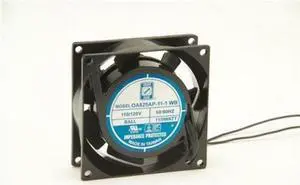 Orion Fans OA825AP-11-1TB | 115 VAC | 80x25mm | 25 CFM | 28 dBA | 9 W | 3000 RPM