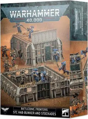 Games Workshop - Warhammer 40,000 - Battlezone Fronteris: STC Hab-Bunker & Stockades