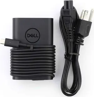Laptop Charger 65W Watt USB Type C AC Power Adapter Include Power Cord for Dell Latitude 3400 3500 5290(2in1) 5300 5400 5500 7200(2in1) 7300 7400(2in1), LA65NM170 HA65NM170,02YK0F 0M1WCF