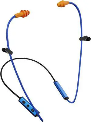 Cuzabe Bluetooth Earplug Headphones, Neckband Wireless Work Earbuds, Noise Reduction Ear Plugs with 20 Hour Battery, Sweatproof in-Ear Earphones with Mic and Controls, for Work Construction Safety