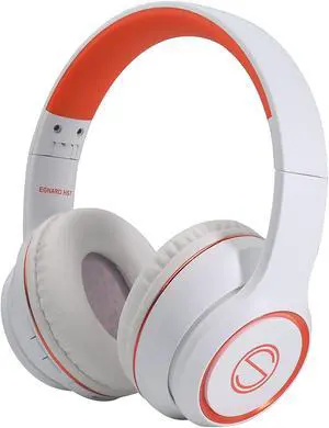 EGNARO HS7 Wireless Headphones, Bluetooth 5.0, Microphone, Color White