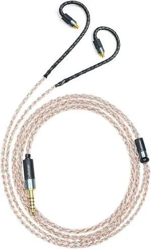 GUCraftsman 5N OFC Copper+Graphene Mixed Braid Earphone Replacement Cables for Sennheiser IE200 IE300 IE600 IE900 (4.4mm Plug) GUCraftsman 5N OFC Copper+Graphene Mixed Braid Earphone Replacement Cables for Sennheiser IE200 IE300 IE600 IE900 (4.4mm Plug)