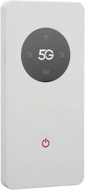 5G Mobile Hotspot, Pocket Ultra Fast 5G Router with Nano SIM Card Slot, 2.4G 5G Dual Channels Mobile Hotspot Device for Travel Office Camping Mountain Climbing