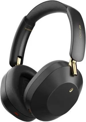 iKF Solo Active Noise Cancelling Bluetooth Headphones, ANC, 130H Playback, HiFi Sound, Transparency Mode, Wireless & Wired, Low Latency Gaming, Foldable, USB Audio, External Mic for Clear Calls