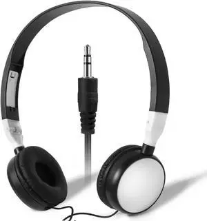 Keewonda Bulk Headphones Classroom Kids School (KW-X10) 10 Pack Students Wired Headphones in Bulk Multipack Earbuds Headsets for Computers Lab Library Hospital Museums Hotels White