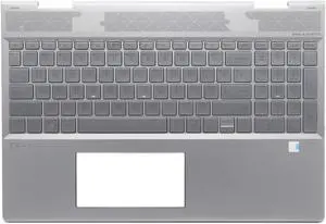 New Palmrest for HP Envy X360 15-DR 15M-DR 15T-DR 15T-DR000 15T-DR100 15m-dr1012dx 15m-dr0011dx 15M-DR1011DX 15-dr1009TU Upper Case with Backlit Keyboard L56975-001 L56974-001 L53815-001 L53814-001