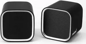 moloroll Computer Speakers for Desktop PC, Laptop, Mac, USB Powered, Small Wired 2.0 Channels Dual Stereo Clear with Bass Less Distortion