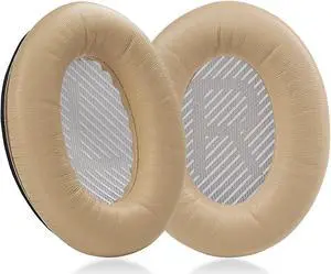 MOLGRIA Lambskin Ear Pads Cushion, Replacement Sheepskin Earpads for Bose Quiet Comfort QC 35 II QC35 QC35ii QC15 QC25 QC2 AE2 SoundLink SoundTrue Headphones(BA)