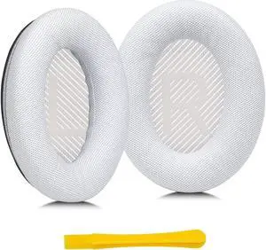 MOLGRIA QC45 Ear Pads Cushion, Replacement Scaly Figure Earpads for Bose Quiet Comfort QC45 QC 35 II QC35 QC35ii Headphones(White)