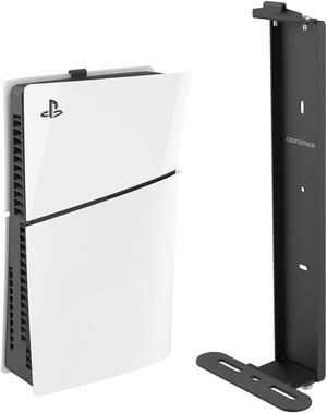Monzlteck Wall Mount for ps5 slim -Steel Mount Wall Holder Bracket for PS5/PS5 slim(Digital and Disc),Sturdy and Not Fall Off,Easy to Install