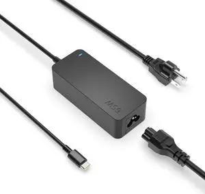 65W USB C Charger Fit for Dell Latitude 5420 5520 5320 7210 5310 5410 5510 9410 9510 2-in-1 Type C Watt Laptop AC Adapter Power Supply Cord
