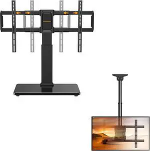 Perlegear Swivel TV Stand Mount & Ceiling TV Mount