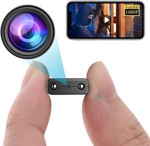 Smallest Wireless WiFi Camera,HD1080P Spy Camera Detector,Baby Monitor,Mini Pet Camera,Nanny Cam with Night Vision,Motion Detection,Cloud Storage for Security with iOS Android APP,for Outdoor/Indoor