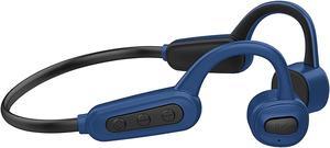 RERBO Open Ear Bluetooth Bone Conduction Headphones, Wireless Sweat Resistant Earbuds Built-in 16GB MP3 Player, IPX8 Waterproof Sport Headset for Running, Gym, Hiking, Cycling