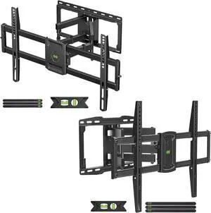 USX MOUNT Full Motion TV Wall Mount for Most 47-84 inch TV, Max VESA 600x400mm, Holds up to 132lbs & USX Mount Full Motion TV Wall Mount for Most 37-86 inch TV, Up to 132lbs, VESA 600x400mm