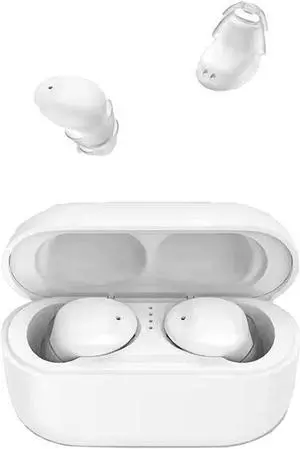 A.FORVI Sleep Earbuds Invisible Bluetooth Earbuds for Side Sleepers Smallest Sleep Buds Tiny Mini for Sleeping Wireless Hidden Headphones Small Discreet Bluetooth Earpiece with Charging Case, White