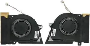 VoltaGuru New Laptop CPU + GPU Cooling Fans for Asus ROG Zephyrus G14 GA401IHR,GA401QC, GA401QE, GA401QEC, GA401QH, GA401QM, PX401QM DFSCK221151818, DFSCK22D05883K, 13NR05S0AP0201, 13NR05S0AP0101