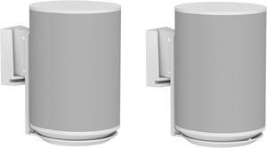 ynVISION.DESIGN Adjustable Wall Mount Compatible with Sonos ERA 100 Speaker - WHITE 2 Pack