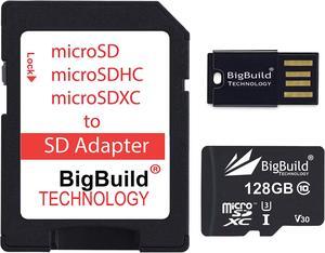eMemoryCards 128GB Ultra Fast 100MB/s U3 microSDXC Memory Card for Sony Handycam HDR-CX405, HDR-PJ410B Camcorder
