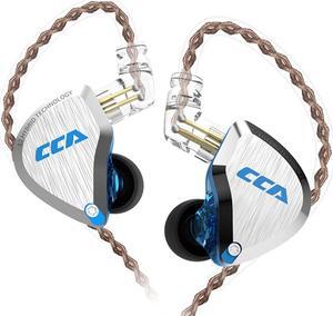CCA C12 in Ear Monitor Headphones 5BA 1DD Hybrid HiFi IEM Earphones Noise Isolating Stereo Wired Earbuds for Musicians Audiophile Singers DJ