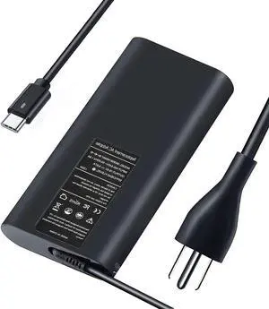 TSKYBEAR 130W Replacement for Dell 130W Laptop Charger USB C,Compatible with Dell XPS 17 15 2in1 9575 9700 9500 9510 Precision 3580 5550 5530 2in1 Latitude 7410 7310 7210 5510 Type C Power Cord 100W