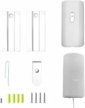 Speaker Wall Mount for Sony HT-A9 Home Theater System, Wireless Soundbar Metal Bracket Accessories, White (1 Pair)