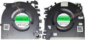 HUANMEFANG Replacement New CPU and GPU Cooling Fan for HP ZBook Fury 15 G7 15 G8 Series Fan P/N MG75090V1-1C130-S9A MG75090V1-1C110-S9A ND75C52-19L05 ND75C53-19L06 DC5V