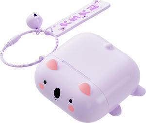 Ttbesmi Cute Kids Pink True Wireless Earbuds Girls Ear Buds for Kids for School Earphones with Case for iPhone Android Kawaii Headphones Kid Bluetooht Earbuds for Small Ear Canals Women