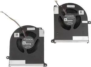 Laptop CPU+GPU Cooling Fan Replacement for Dell Alienware Area 51m R2 Series 0TW5Y8 0TPV77 DC28000Q3SL DC28000Q4SL EG80151S1-C020-S9A EG80151S1-C010-S9A