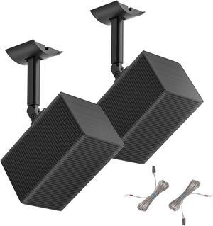 Speaker Wall Mount Ceiling Speaker Mount for Samsung SWA-9200S SWA-9100S SWA-9000S SWA-8500S Rear Speakers,Tilt and Swivel Adjustable Speaker Mount for Samsung 8500S 9000S 9100S Speaker Bracket,2 Pack