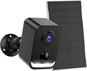 PEEIPM Security Cameras Wireless Outdoor, Cameras for Home Security Outdoor, Solar Outdoor Camera with Color Night Vision, AI Detection, 2-Way Talk, IP66 Waterproof, 5G WiFi not Supported