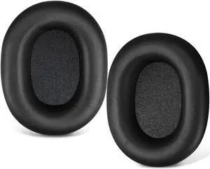 Sinowo Replacement Earpads for Sony WH-1000XM5 (WH1000XM5) Noise Canceling Headphones,Ear Pads Cushions with Noise Isolation Memory Foam(Sheepskin,Black)