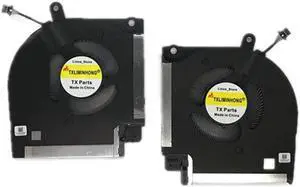 TXLIMINHONG New Compatible CPU and GPU Cooling Fan for DELL Alienware X17 X17 R1 X17R1 CN-0X63JW CN-09DNWT EG50061S1-1C050-S9A EG50061S1-1C040-S9A DC12V 0.4A