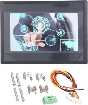 HMI HMI TFT LCD Display Module Touchscreen Monitor 7in PLC Control Screen 12 in 8 Out DC 24V 5A Relay Output Module for FX3U-20/40/48MRT