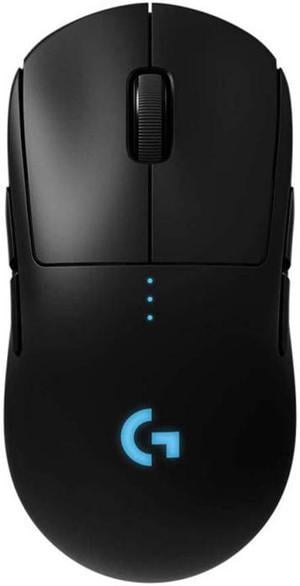Logitech G PRO Wireless Gaming Mouse, Hero 16K Sensor, 16,000 DPI, RGB, Ultra Lightweight, 4 to 8 Programmable Buttons, Long Battery Life, On-Board Memory, Built for Esport, PC / Mac - Black