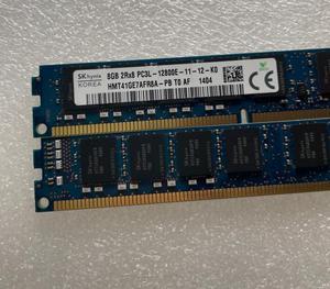 SK hynix 8GB x1 PC3L-12800E 1.35V HMT41GE7AFR8A-PB VLP ECC Unbuffered RAM 240pin