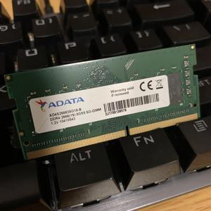 ADATA 8GB SO-DIMM PC4-21300 (DDR4-2666) Memory (AD4S266638G19-B)