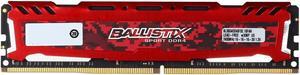 Ballistix Sport LT 8GB DDR4 2400 (PC4 19200) Desktop Memory Model BLS8G4D240FSE