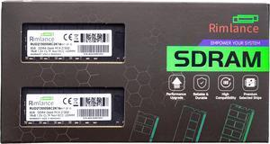 Rimlance 16GB (2X8GB) 1.2V DDR4 2666MHZ PC4-21300 UDIMM 1RX8 Desktop Memory