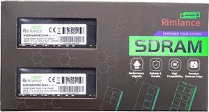 Rimlance 64GB (2X32GB) 1.2V DDR4 3200MHZ PC4-25600 UDIMM 2RX8